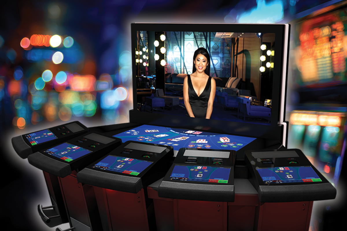 Fusion Blackjack card table