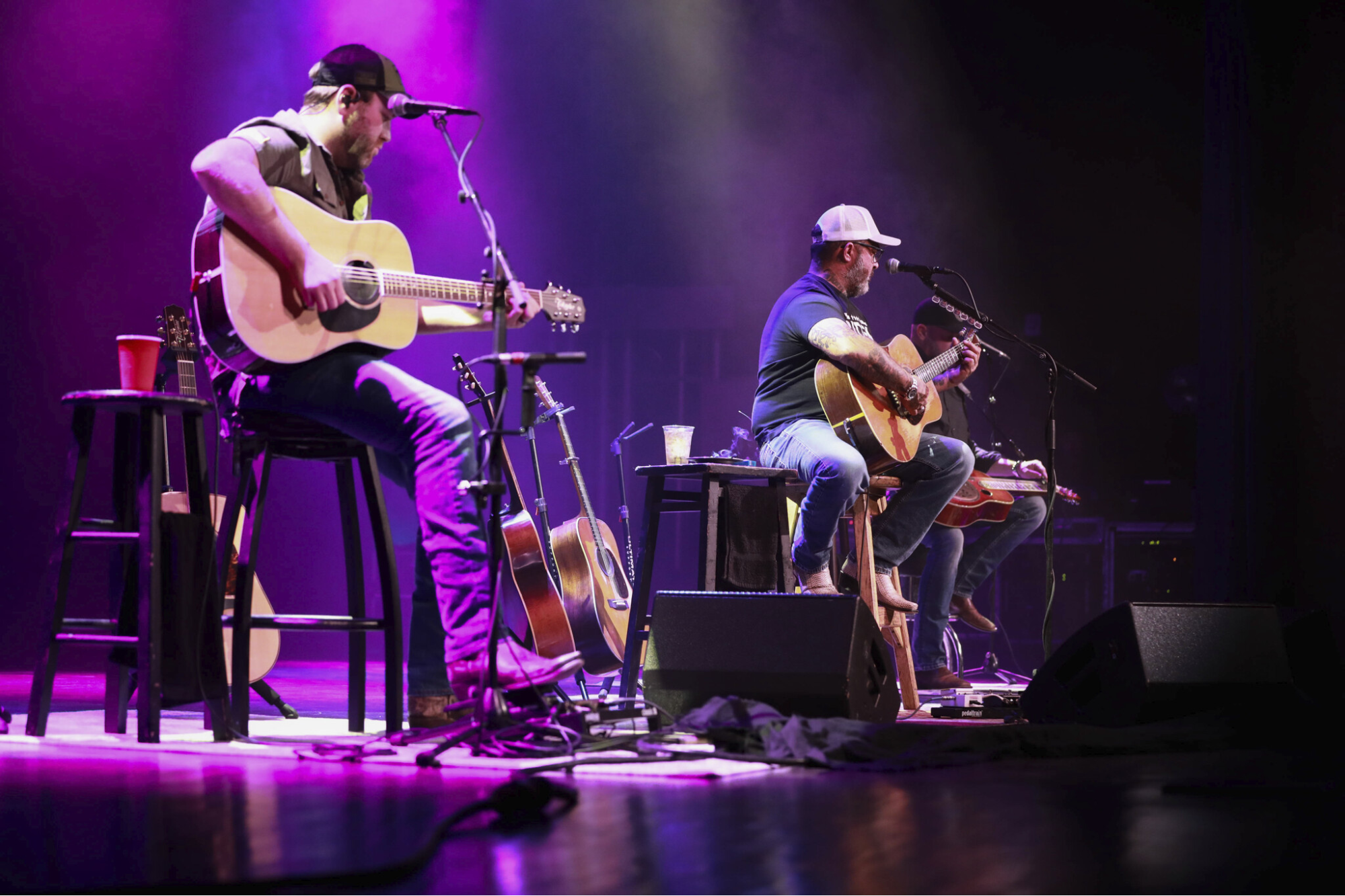 Country artist and former Staind frontman Aaron Lewis performs at Oaklawn Event Center